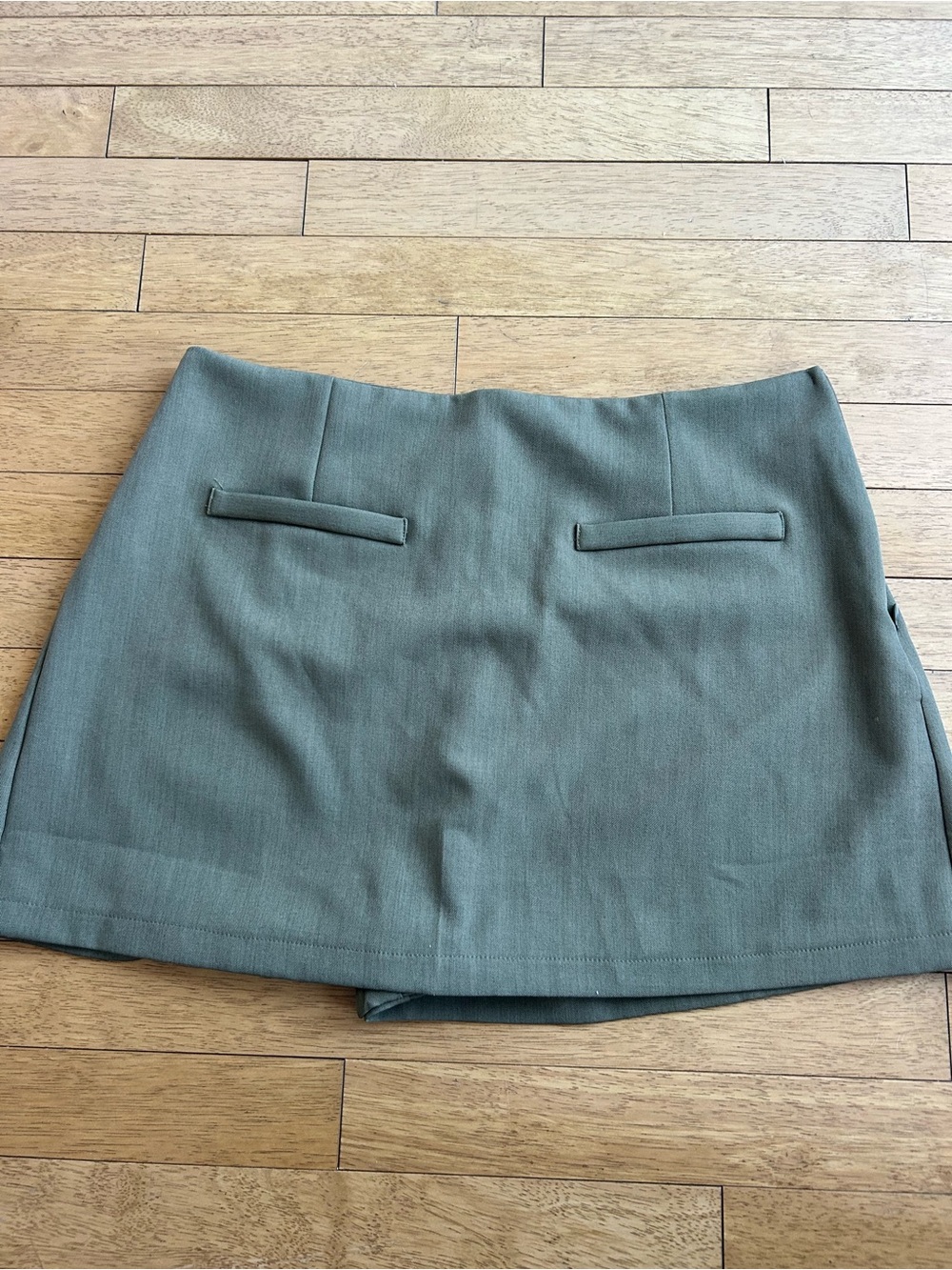 Hello Molly Olive Green Mini Skort